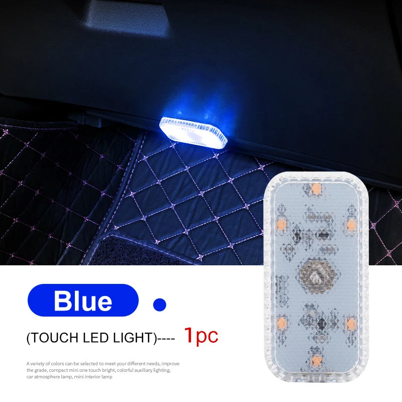 Lampe LED tactile sans fil – Éclairage intérieur voiture USB