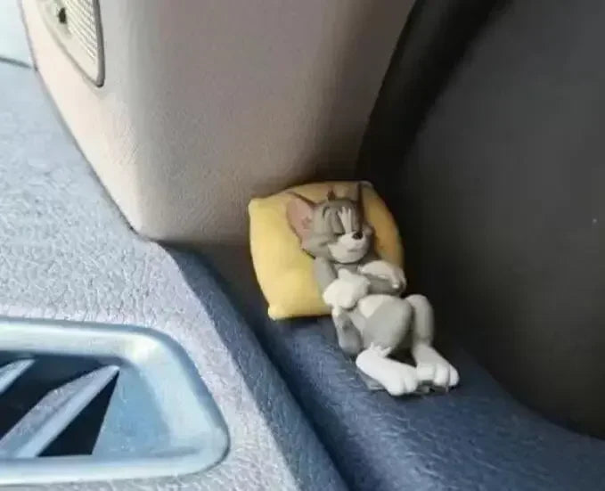 Figurines Tom & Jerry – Décoration mignonne pour voiture & bureau