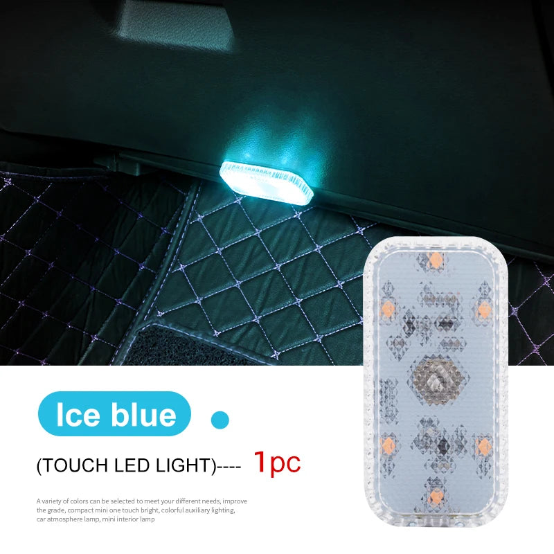 Lampe LED tactile sans fil – Éclairage intérieur voiture USB