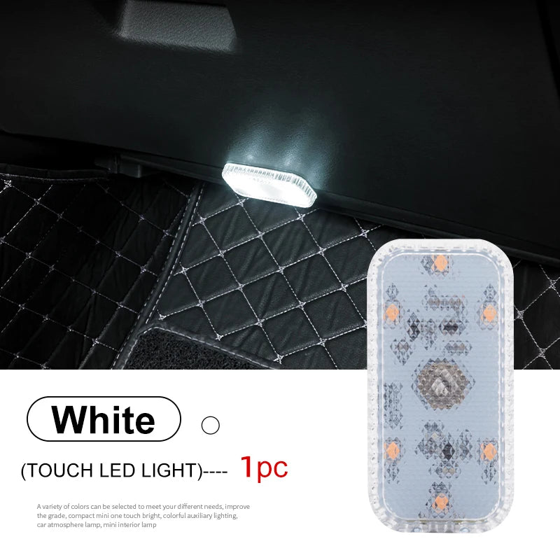Lampe LED tactile sans fil – Éclairage intérieur voiture USB