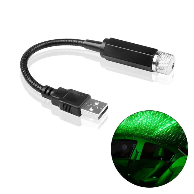 Projecteur LED étoilé voiture – Lampe galaxie USB réglable