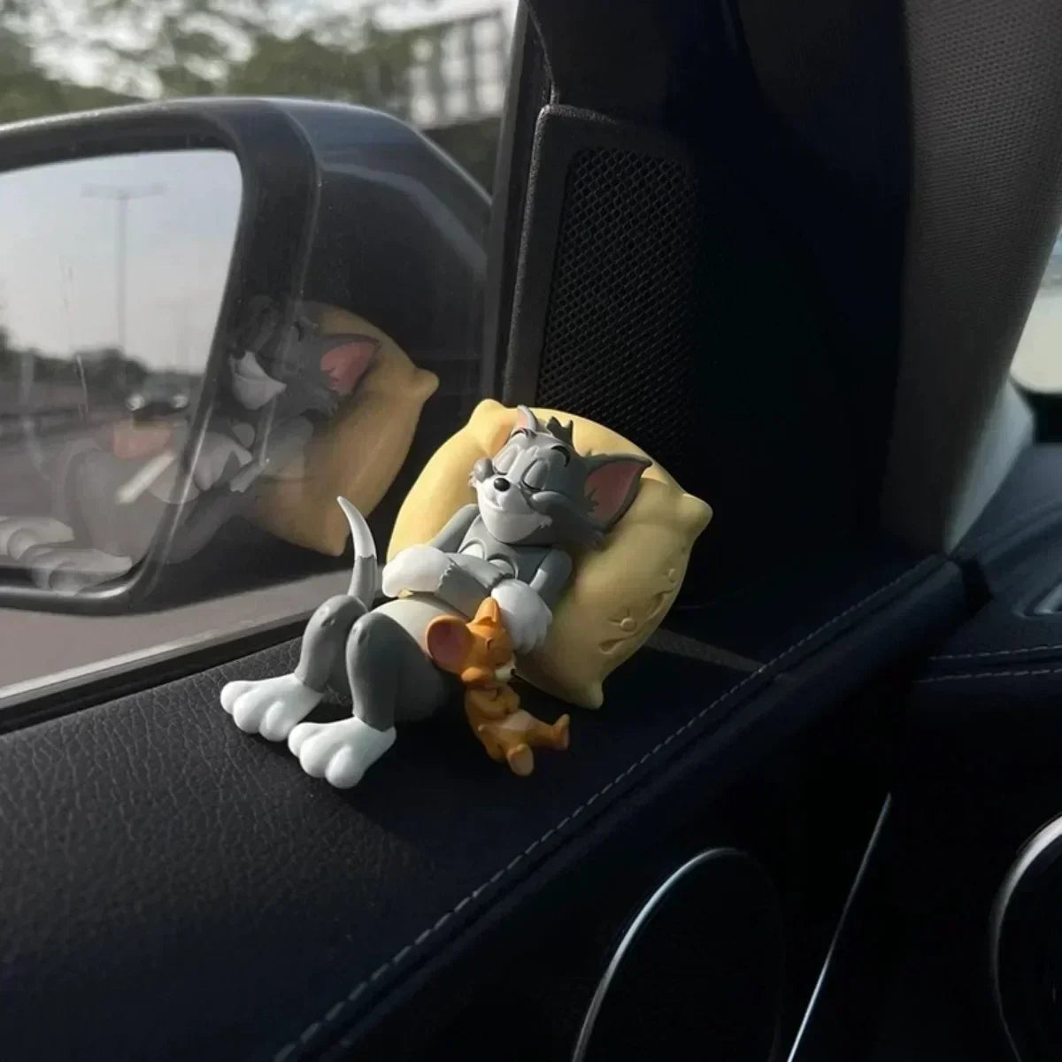 Figurines Tom & Jerry – Décoration mignonne pour voiture & bureau
