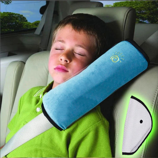 Coussin de ceinture enfant – Appui-tête doux & protecteur universel