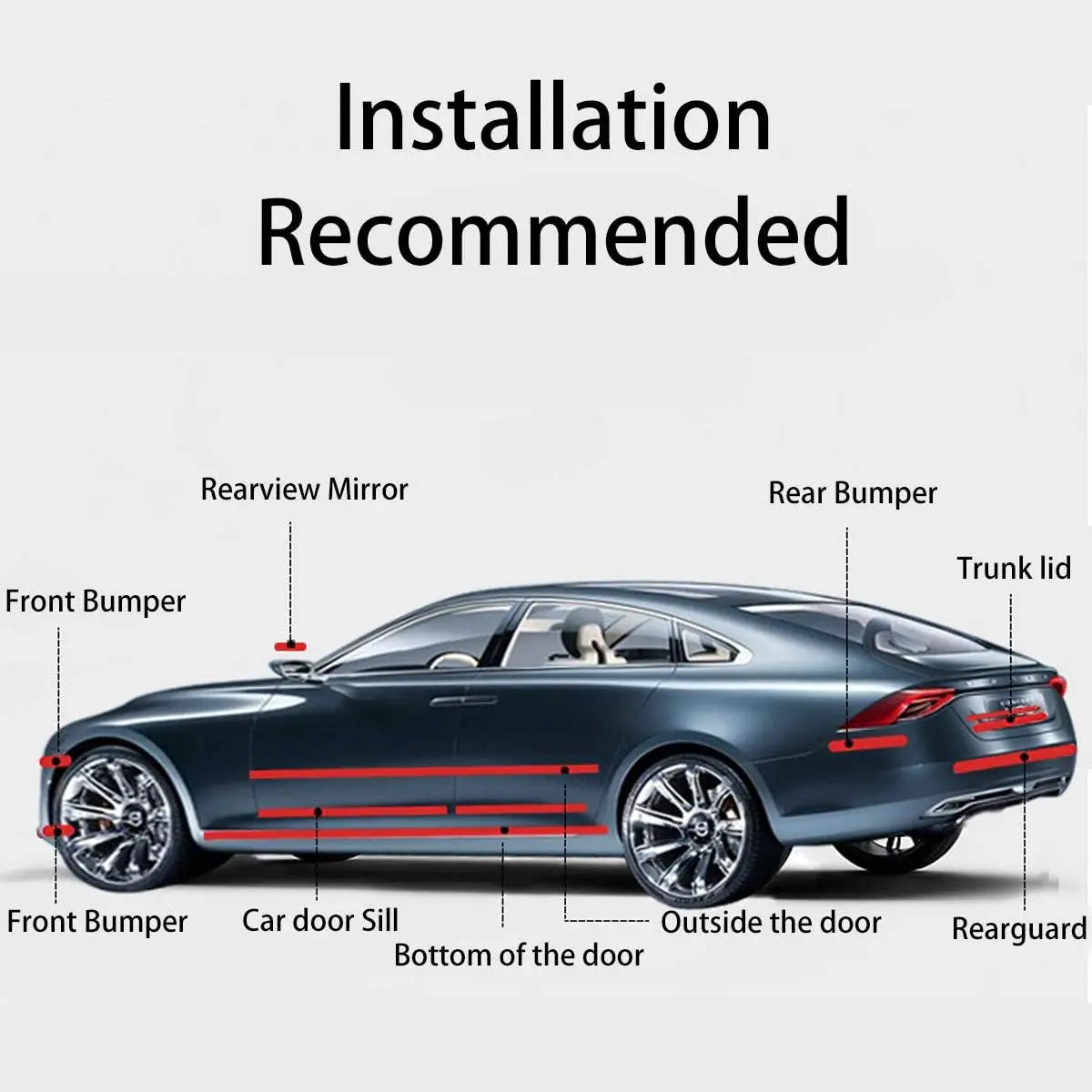 Bande carbone 3D nano – Film protecteur voiture waterproof (1–10 m)