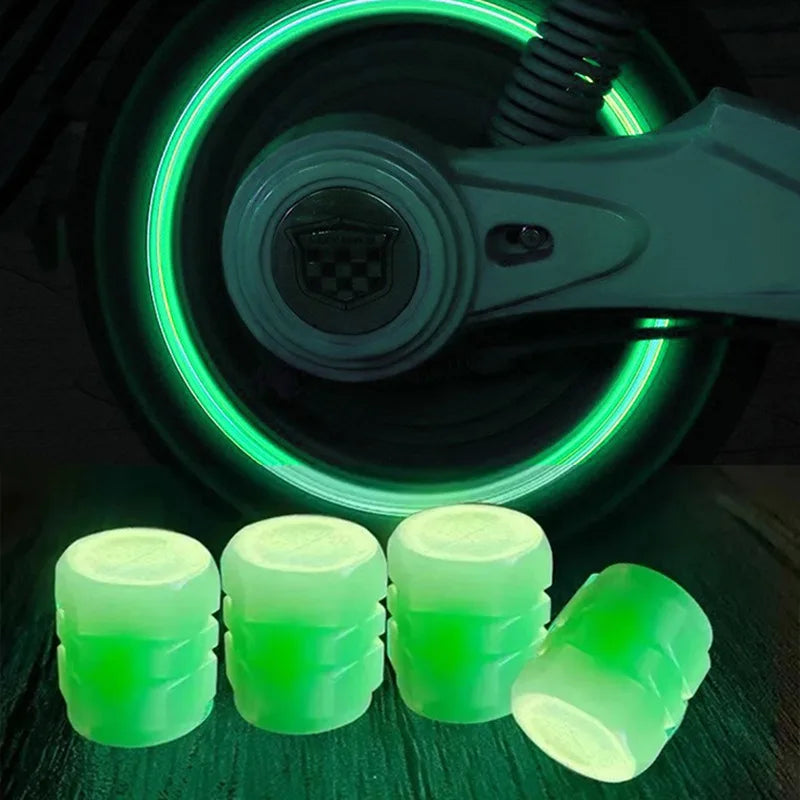 Capsules de valves fluorescentes – Embouts lumineux pour pneus
