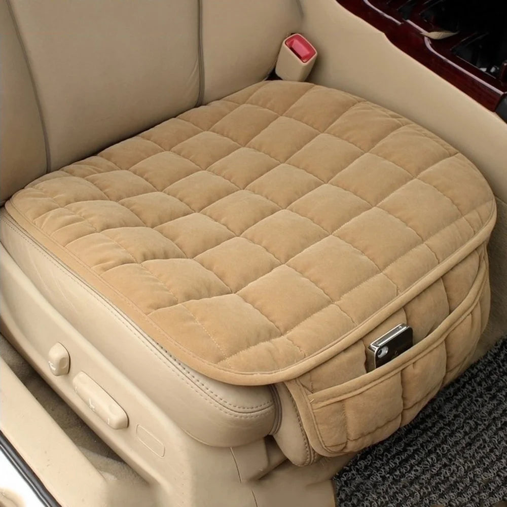 Coussin de siège voiture hiver – Antidérapant & chaud, universel