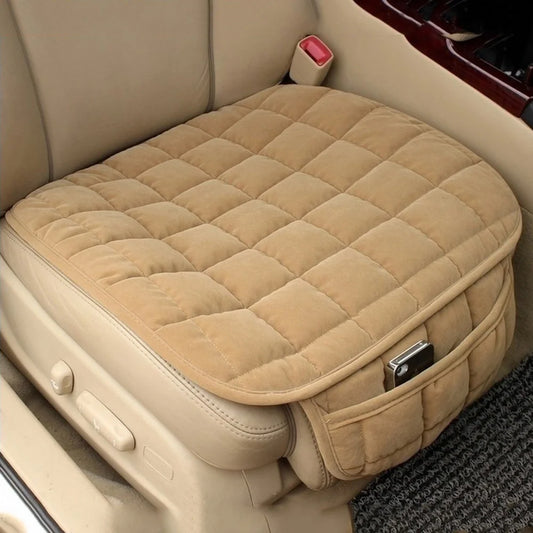 Coussin de siège voiture hiver – Antidérapant & chaud, universel