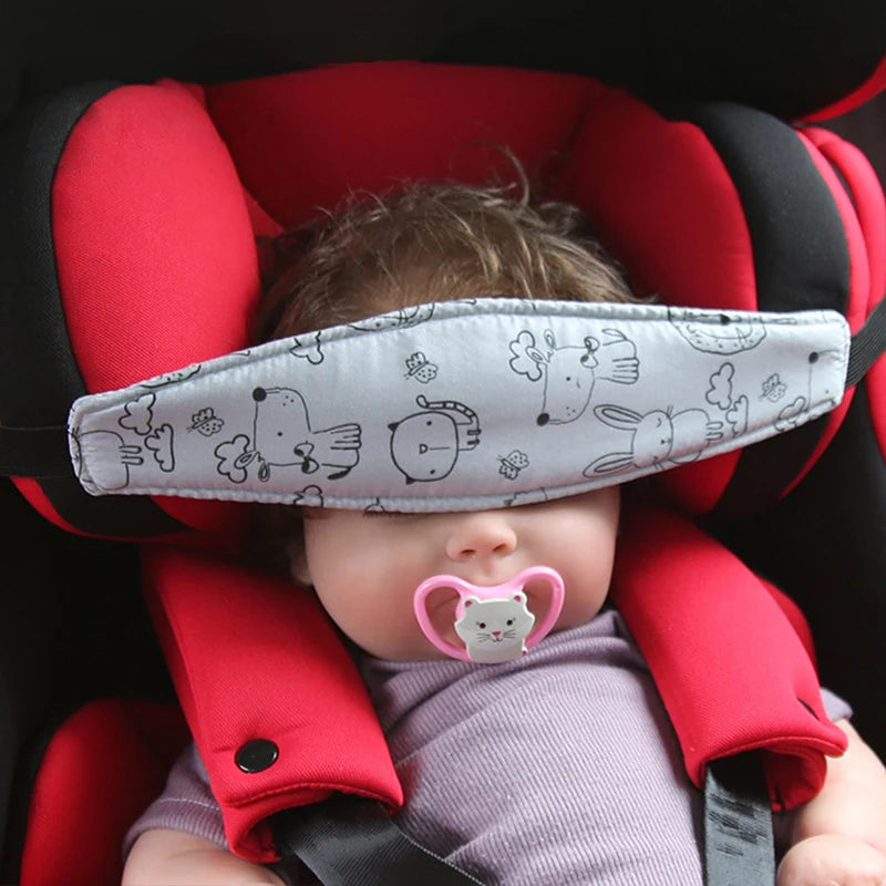 Bande de maintien tête bébé – Support doux pour siège auto & poussette