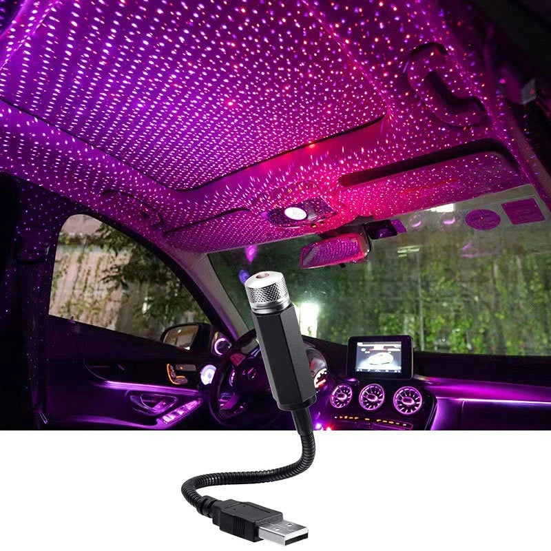 Projecteur LED étoilé voiture – Lampe galaxie USB réglable