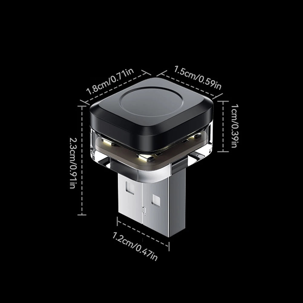 Mini lumière d’ambiance USB – LED intérieure pour voiture