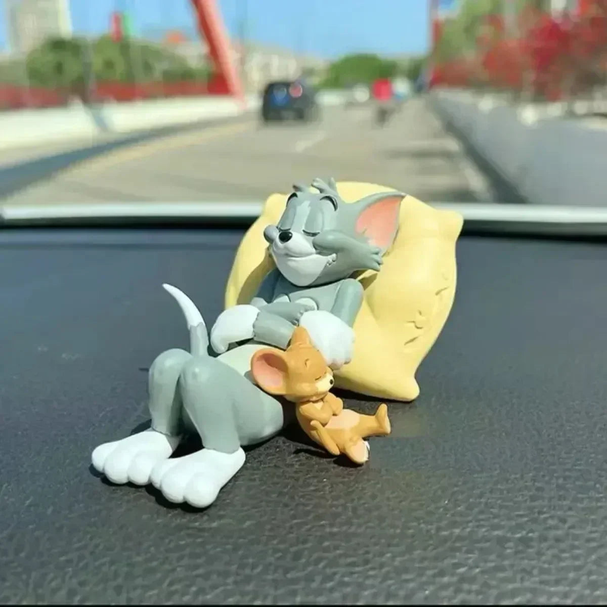 Figurines Tom & Jerry – Décoration mignonne pour voiture & bureau