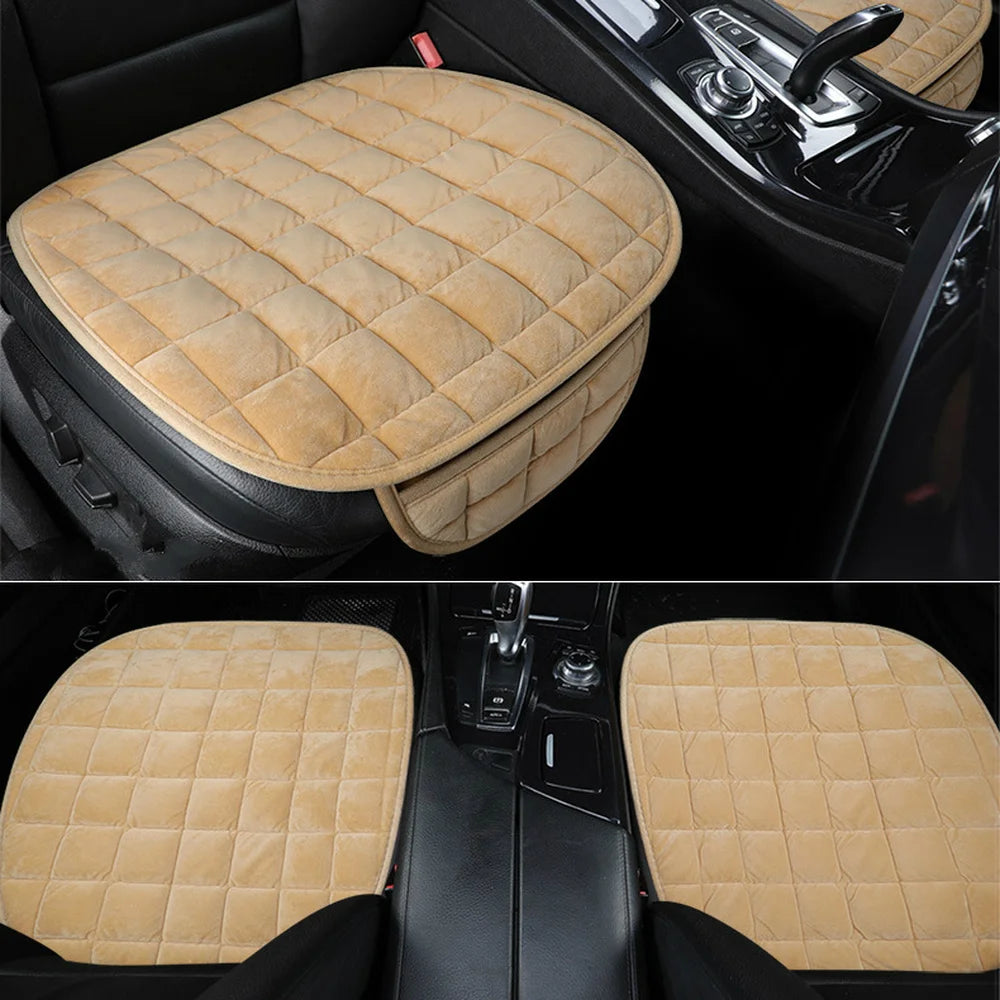 Coussin de siège voiture hiver – Antidérapant & chaud, universel