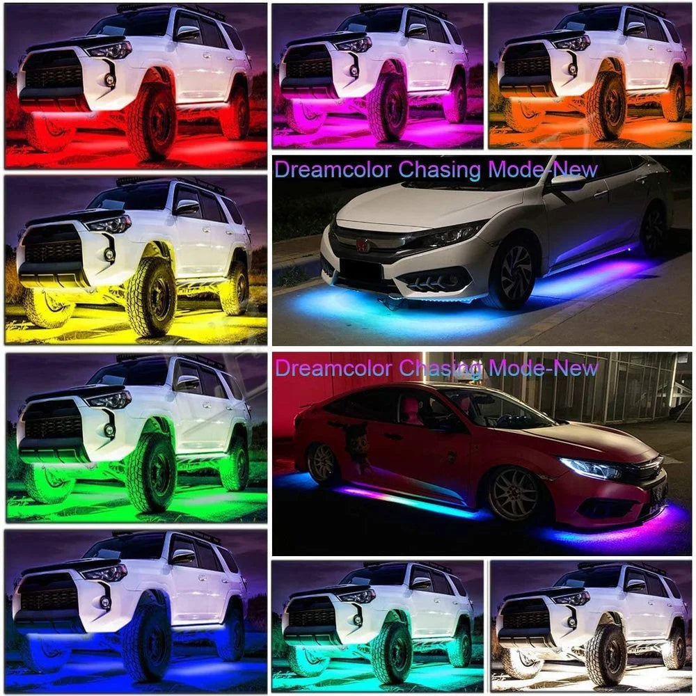 Kit Néon LED Underglow RGB – Éclairage Sous Carrosserie avec App & Mode Musique