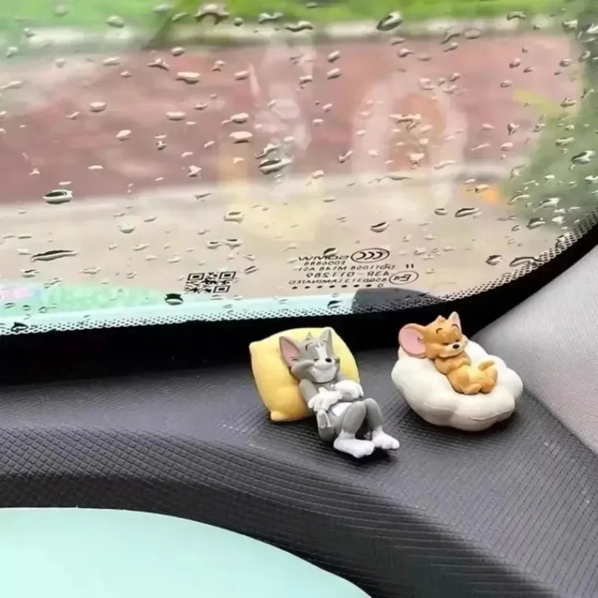 Figurines Tom & Jerry – Décoration mignonne pour voiture & bureau