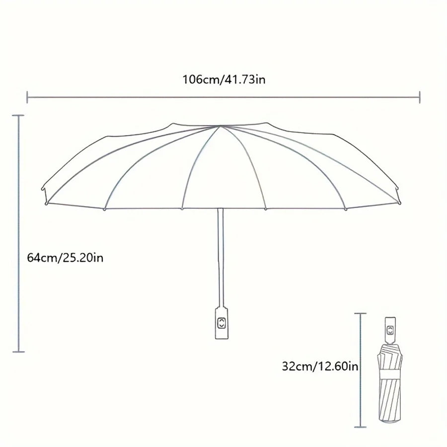 Parapluie automatique  – Résistant & anti-UV