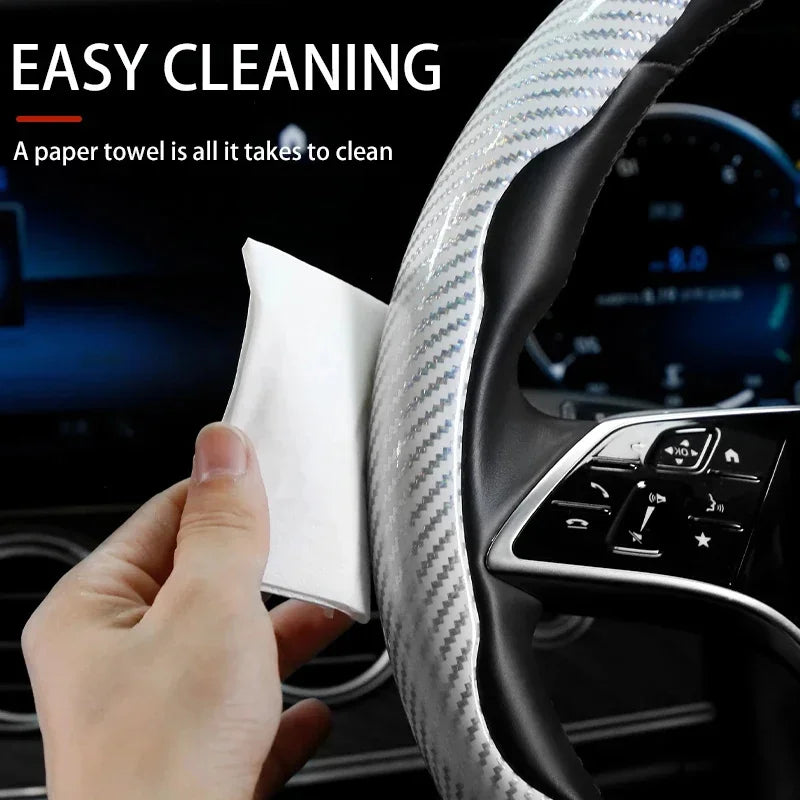 Housse de volant carbone silicone – Antidérapante & universelle