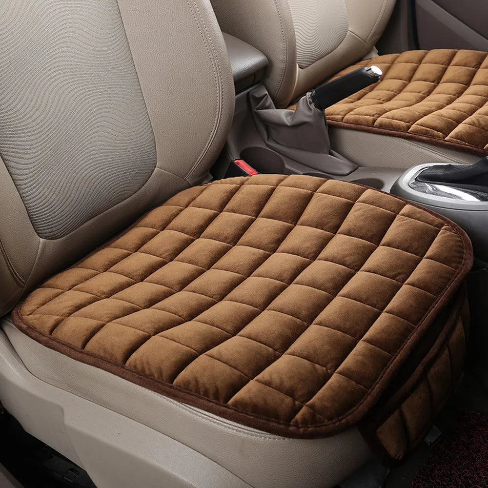 Coussin de siège voiture hiver – Antidérapant & chaud, universel