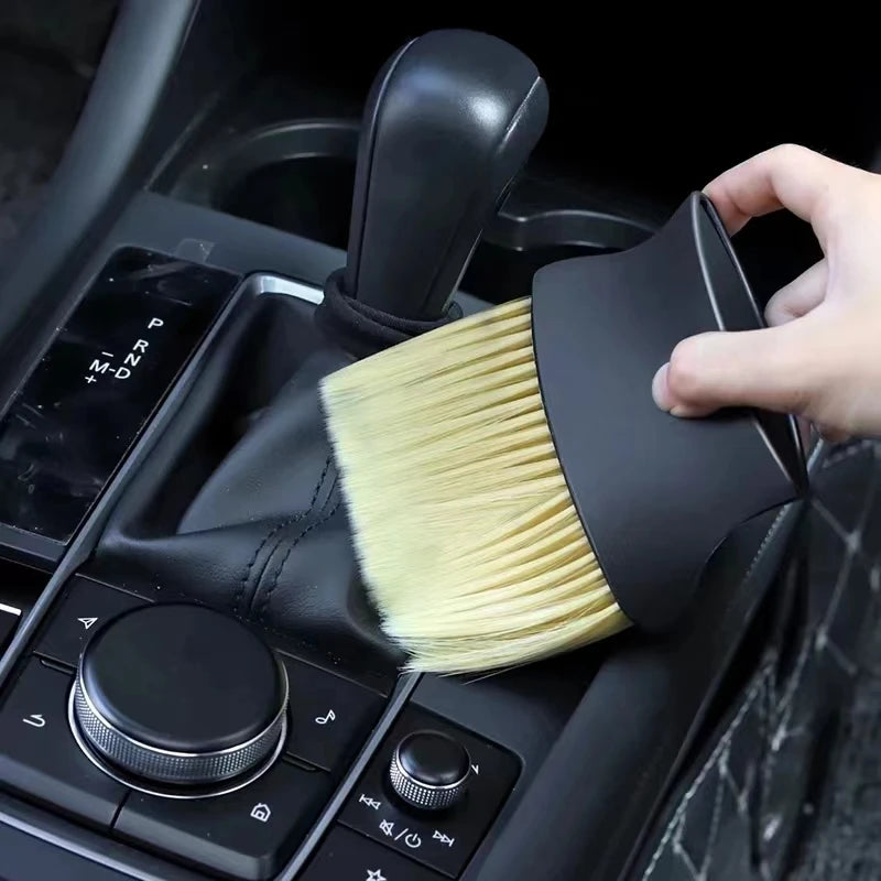 Brosse de nettoyage intérieur voiture – Poils doux anti-poussière