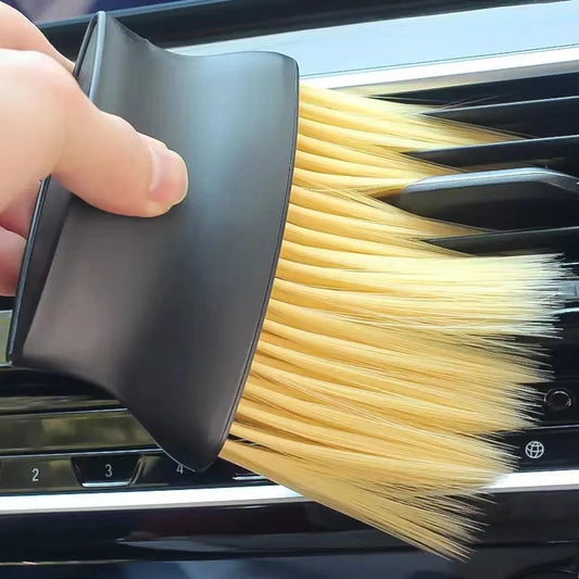 Brosse de nettoyage intérieur voiture – Poils doux anti-poussière
