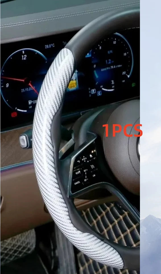 Housse de volant carbone silicone – Antidérapante & universelle