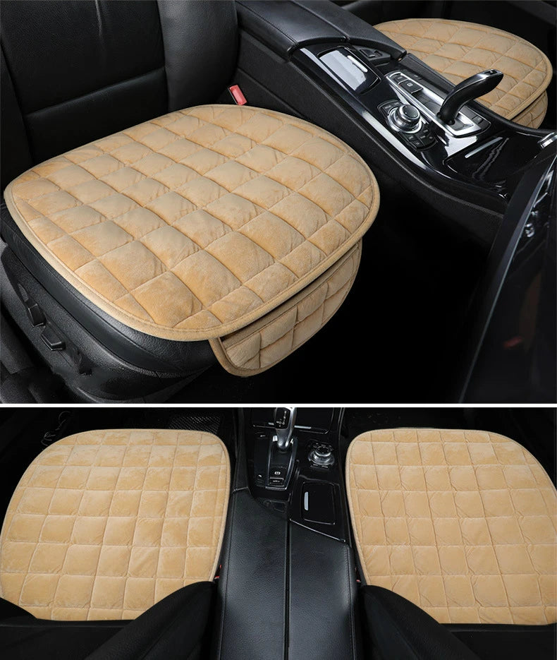 Coussin de siège voiture hiver – Antidérapant & chaud, universel