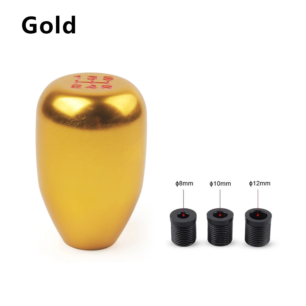 Pommeau de vitesse universel en alliage d’aluminium – 5 vitesses